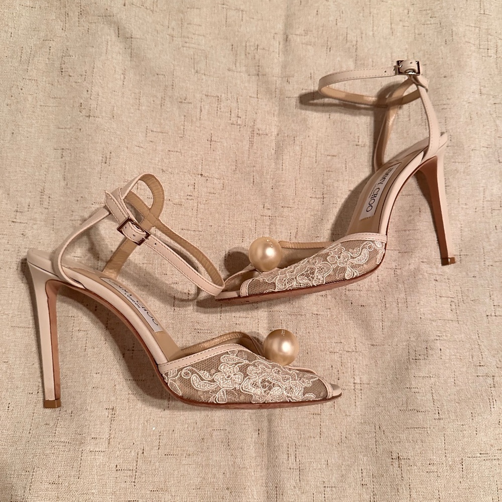 Jimmy Choo Sacora Bridal Shoes
